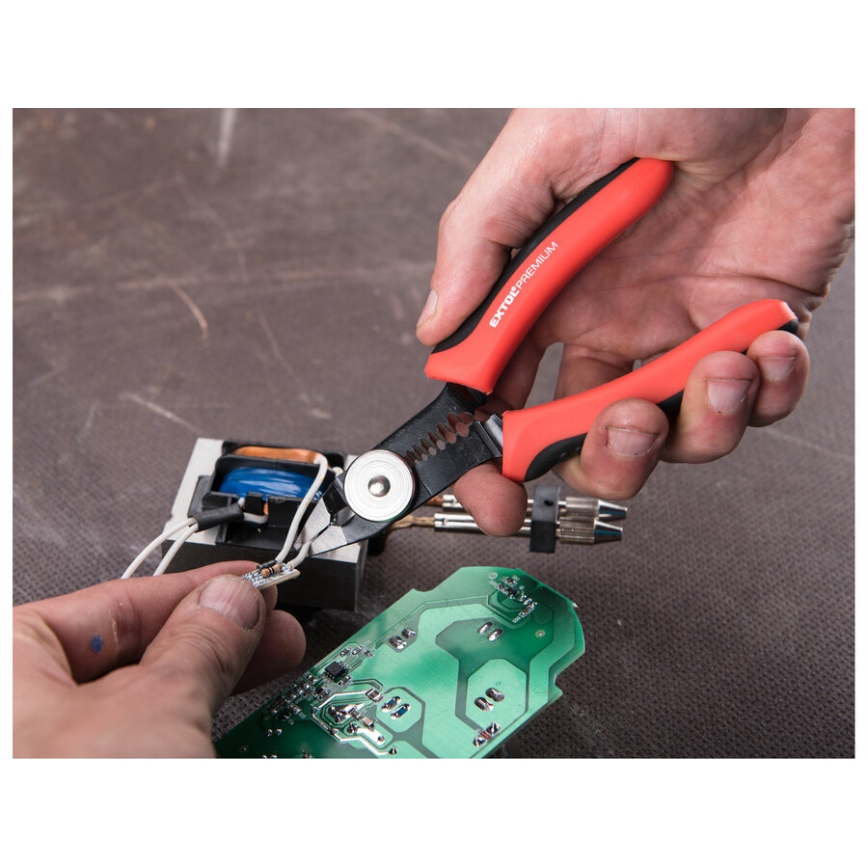 Extol Premium - Štípacie bočné/odizolovacie kliešte 150 mm