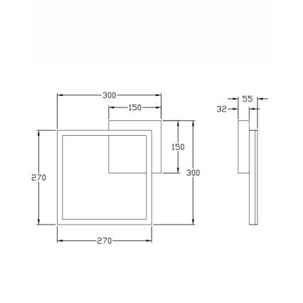 Fabas Luce 3394-23-102 - LED Stmievateľné stropné svietidlo BARD LED/22W/230V 4000K biela