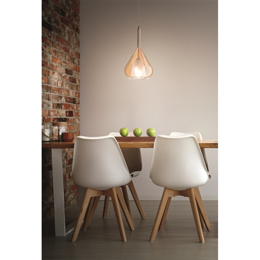 Fabas Luce 3481-40-125 - Luster na lanku LILA 1xE27/40W/230V zlatá