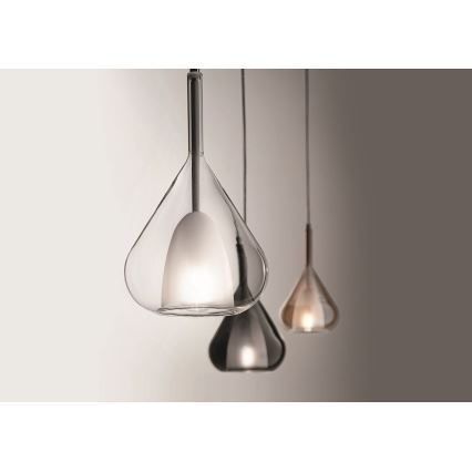 Fabas Luce 3481-40-125 - Luster na lanku LILA 1xE27/40W/230V zlatá