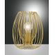 Fabas Luce 3677-34-225 - Stolná lampa CAMP 1xE27/40W/230V zlatá