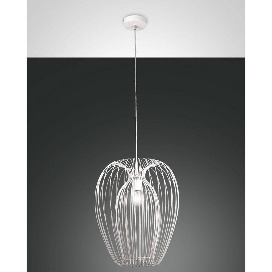 Fabas Luce 3677-45-102 - Luster na lanku CAMP 1xE27/40W/230V biela