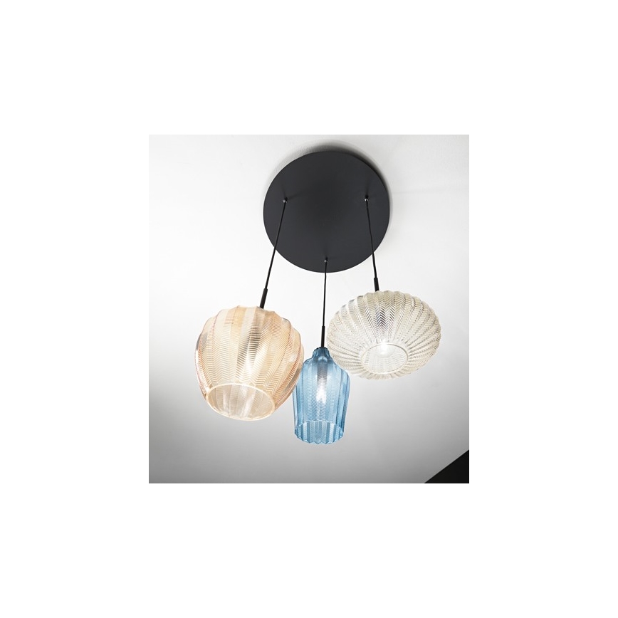 Fabas Luce 3725-47-363 - Luster na lanku OLBIA 3xE27/40W/230V