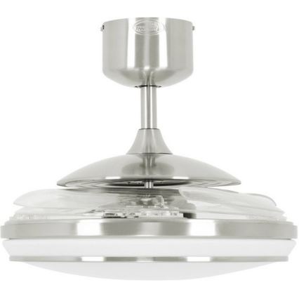 FANAWAY 211036 - LED Stropný ventilátor EVO1 LED/40W/230V matný chróm + diaľkové ovládanie