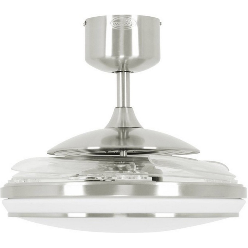 FANAWAY 211036 - LED Stropný ventilátor EVO1 LED/40W/230V matný chróm + diaľkové ovládanie