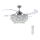 FANAWAY 212923 - LED Stropný ventilátor VEIL 6xE14/4,5W/230V lesklý chróm + diaľkové ovládanie