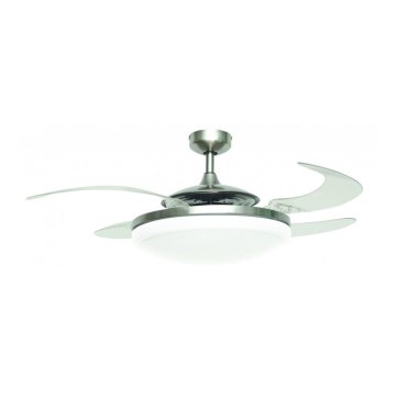 FANAWAY 212931 - Stropný ventilátor EVO2 3xE27/20W/230V matný chróm