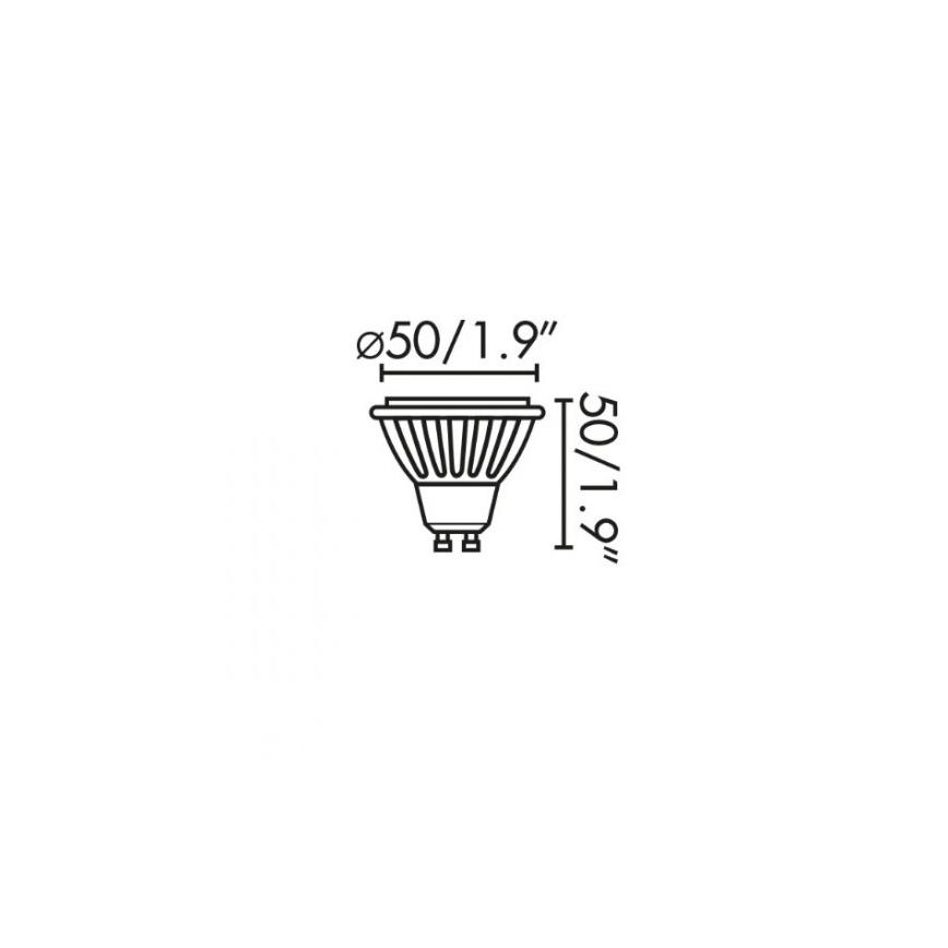 Faro 17316 - LED Žiarovka GU10/8W/230V 2700K