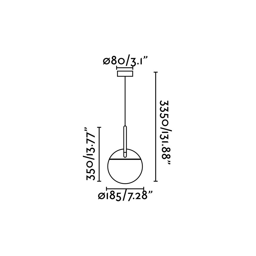 FARO 28375 - Luster na lanku MINE 1xE27/40W/230V