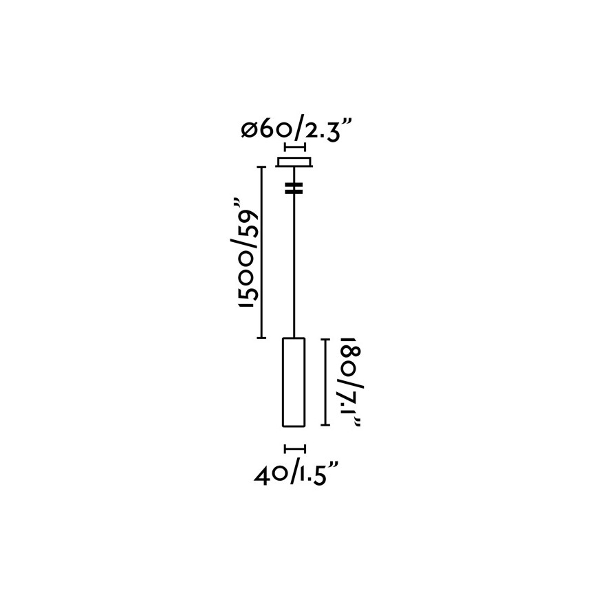 FARO 29895 - LED Luster na lanku ORA LED/4W/230V čierna