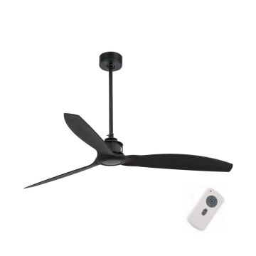 FARO 32100 - Stropný ventilátor JUST FAN pr. 128 cm čierny + diaľkové ovládanie