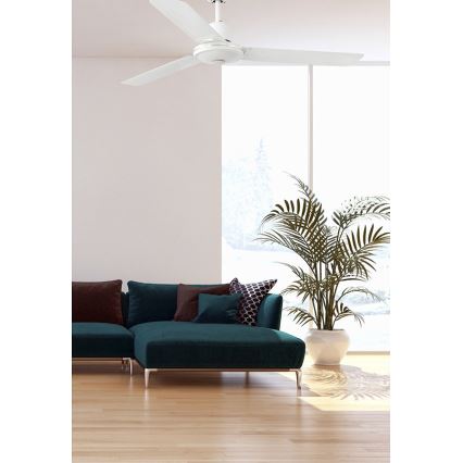 FARO 33005 - Stropný ventilátor ECO INDUS  pr. 120 cm biela