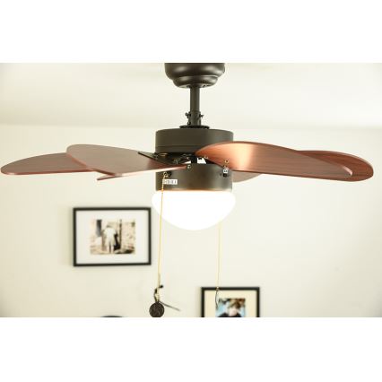 FARO 33185 - Stropný ventilátor PALAO 1xE14/40W/230V