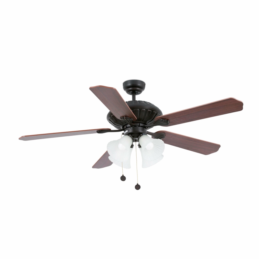 FARO 33274 - Stropný ventilátor CORSO 4xE27/60W/230V