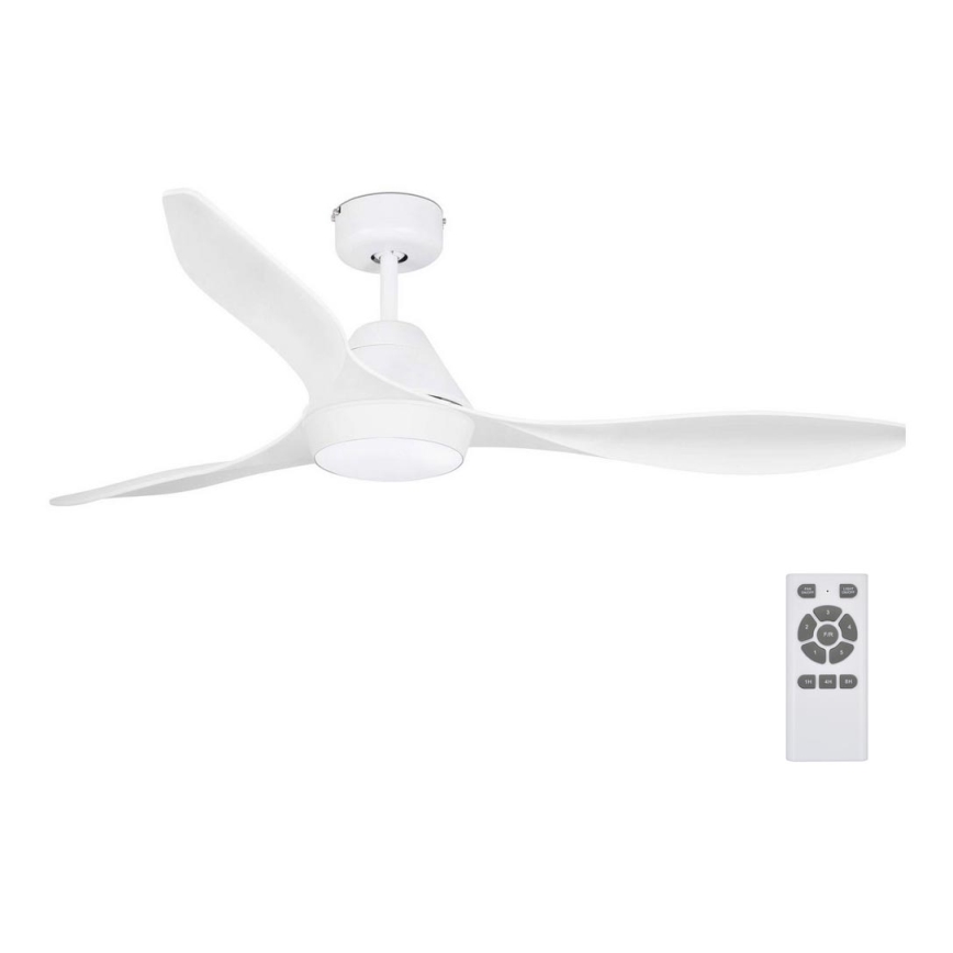 FARO 33346 - LED Stropný ventilátor POLARIS LED/18W/230V biela pr. 132 cm + diaľkové ovládanie