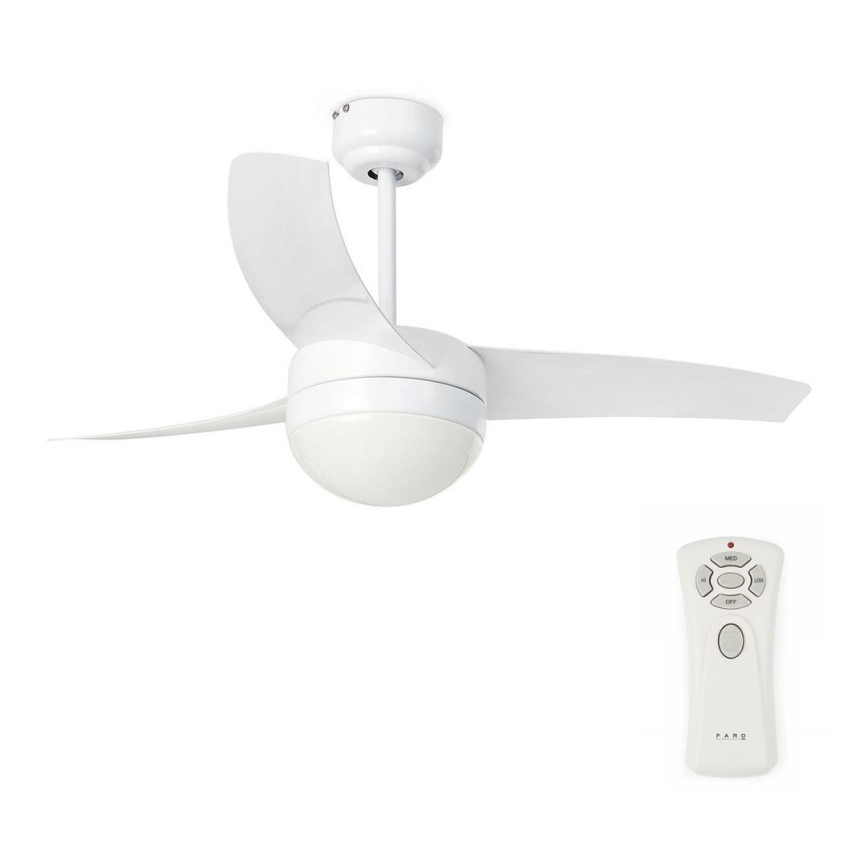 FARO 33415 - Stropný ventilátor EASY 2xE27/15W/230V