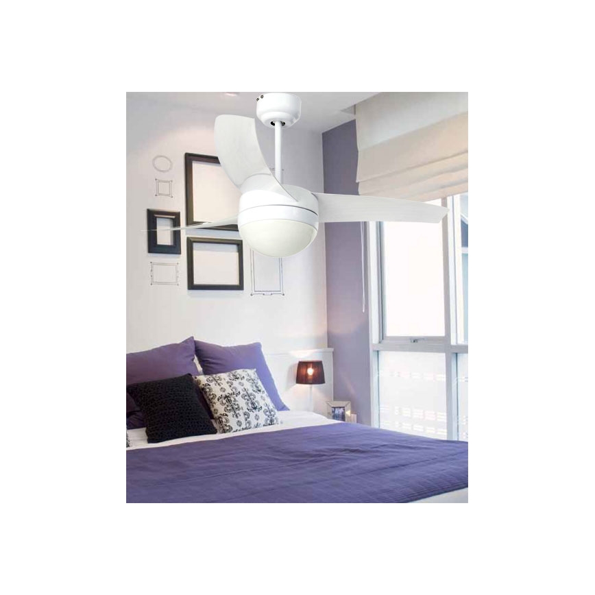 FARO 33415 - Stropný ventilátor EASY 2xE27/15W/230V