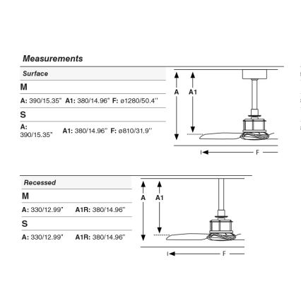 FARO 33424WT - Stropný ventilátor JUST FAN S, priemer 81 cm, čierny, Wi-Fi Tuya + diaľkové ovládanie