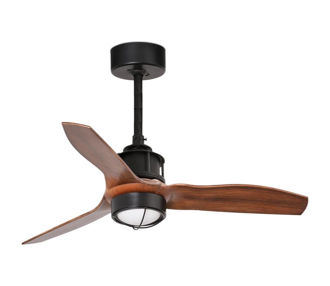 FARO Barcelona FARO 33425WT1N - LED stmievateľný látor JUST FAN S 16W/230V, priemer 81 cm, hnedá/čierna WT + DO 33425WT1N