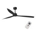 FARO 33432 - Stropný ventilátor JUST FAN XL pr. 178 cm čierna + diaľkové ovládanie