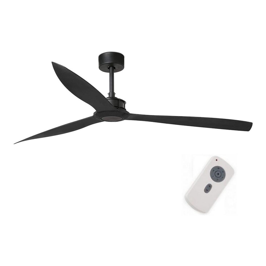FARO 33432 - Stropný ventilátor JUST FAN XL pr. 178 cm čierna + diaľkové ovládanie