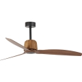 FARO 33435 - Stropný ventilátor WEAVER M pr. 128 cm hnedá/čierna + diaľkové ovládanie