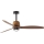 FARO 33435WT1N - LED stmievateľný stropný ventilátor WEAVER M LED/16W/230V pr. 128 cm hnedá/čierna Wi-Fi Tuya + diaľkové ovládanie