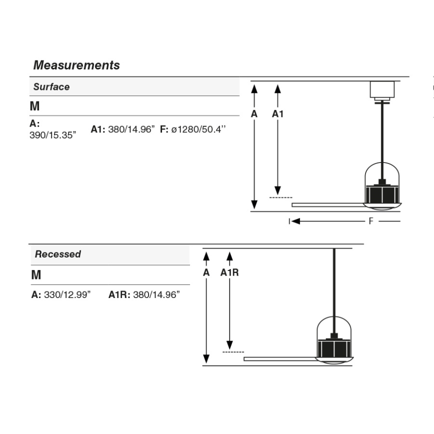 FARO 334361N - LED stmievateľný stropný ventilátor WEAVER M LED/16W/230V priemer 128 cm hnedá/mosadz + diaľkové ovládanie