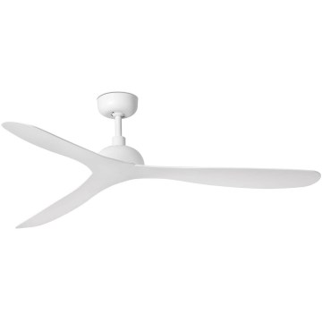 FARO 33446WT - Stropný ventilátor GOTLAND L biela pr. 132 cm Wi-Fi Tuya + diaľkové ovládanie