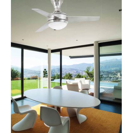 FARO 33455 - Stropný ventilátor MINI UFO 2xE27/20W/230V