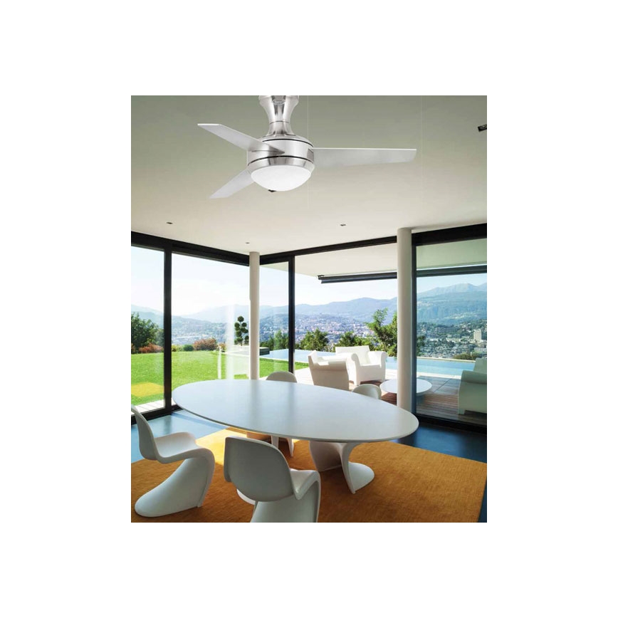 FARO 33455 - Stropný ventilátor MINI UFO 2xE27/20W/230V