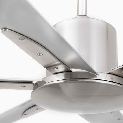 FARO 33465A - Stropný ventilátor ANDROS XL matný chróm pr. 213 cm + diaľkové ovládanie