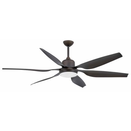 FARO 33466A - Stropný ventilátor TILOS 2xE27/15W/230V wenge + diaľkové ovládanie