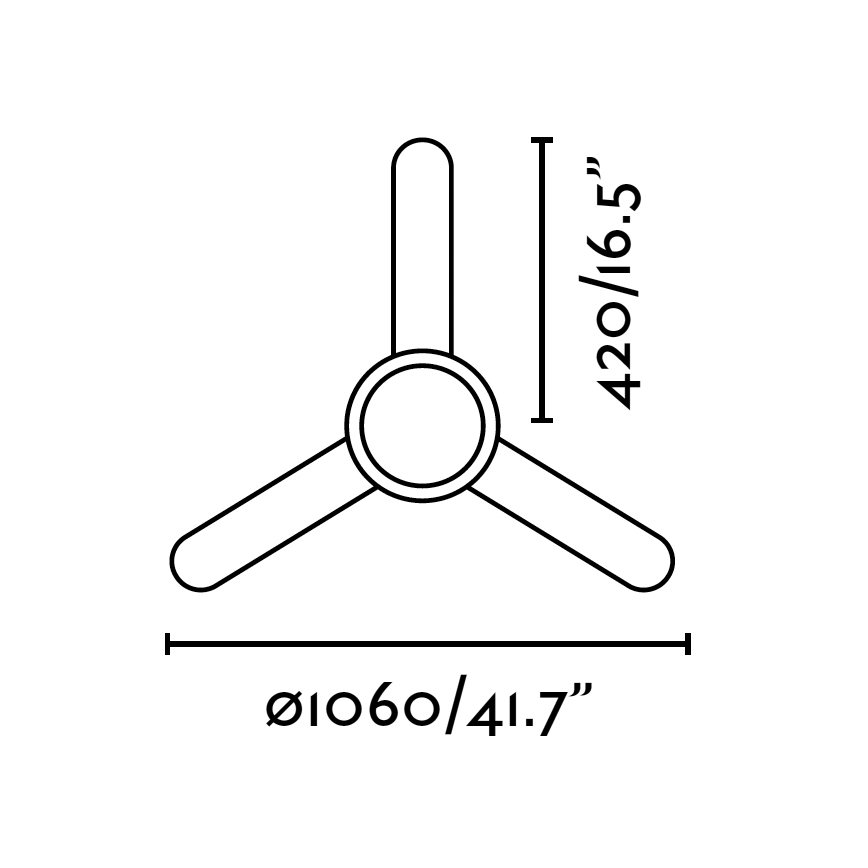 FARO 33600 - Stropný ventilátor FEROE 2xE14/40W/230V