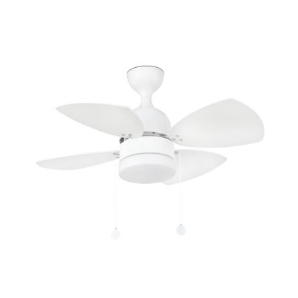 FARO 33704 - Stropný ventilátor MEDITERRÁNEO 1xE14/8W/230V