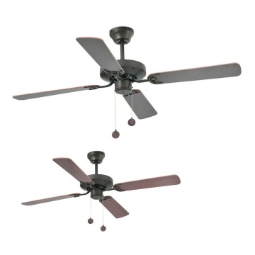 FARO 33713 - Stropný ventilátor YAKARTA hnedá pr. 121 cm