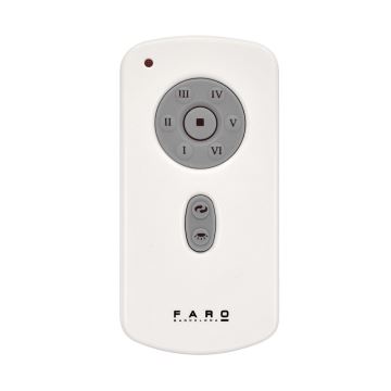 FARO 33722 - LED Stropný ventilátor NU LED/18W/230V biela + diaľkové ovládanie