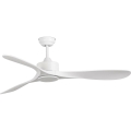 FARO 33750DCWT - Stropný ventilátor LUZON L biela pr. 132 cm Wi-Fi Tuya + diaľkové ovládanie