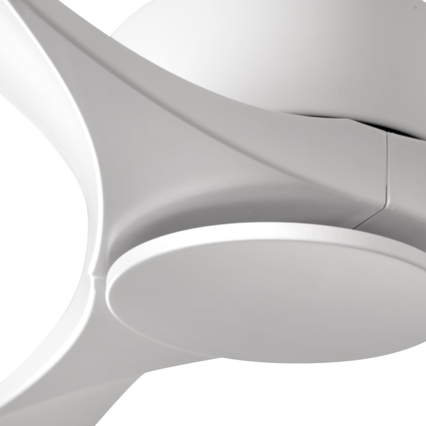 FARO 33750DCWT - Stropný ventilátor LUZON L biela pr. 132 cm Wi-Fi Tuya + diaľkové ovládanie