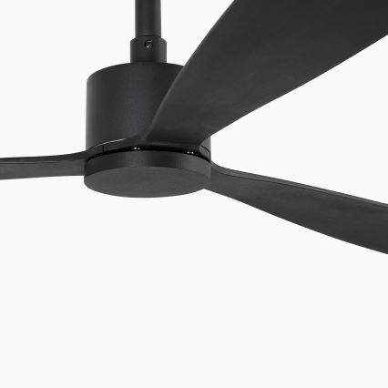 FARO 33761WT - Stropný ventilátor AMELIA L čierna pr. 132 cm Wi-Fi Tuya + diaľkové ovládanie
