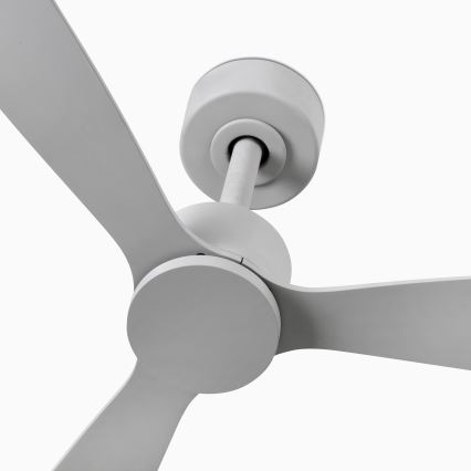 FARO 33762WT - Stropný ventilátor AMELIA L šedá pr. 132 cm Wi-Fi Tuya + diaľkové ovládanie