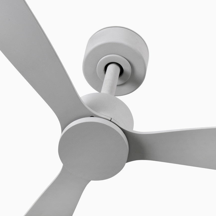 FARO 33762WT - Stropný ventilátor AMELIA L šedá pr. 132 cm Wi-Fi Tuya + diaľkové ovládanie