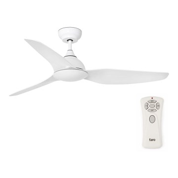 FARO 33770 - Stropný ventilátor SIOUX s diaľkovým ovládačom IP44