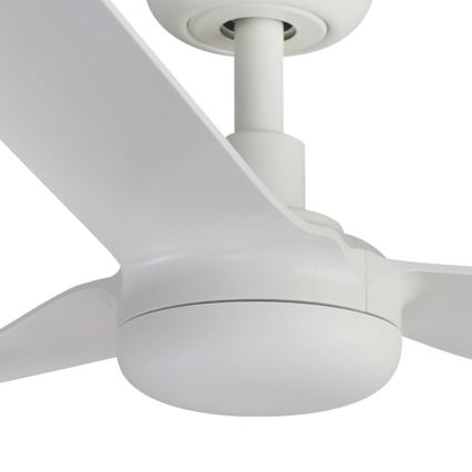 FARO 33814WT - Stropný ventilátor PUNT M biela pr. 132 cm Wi-Fi Tuya + diaľkové ovládanie