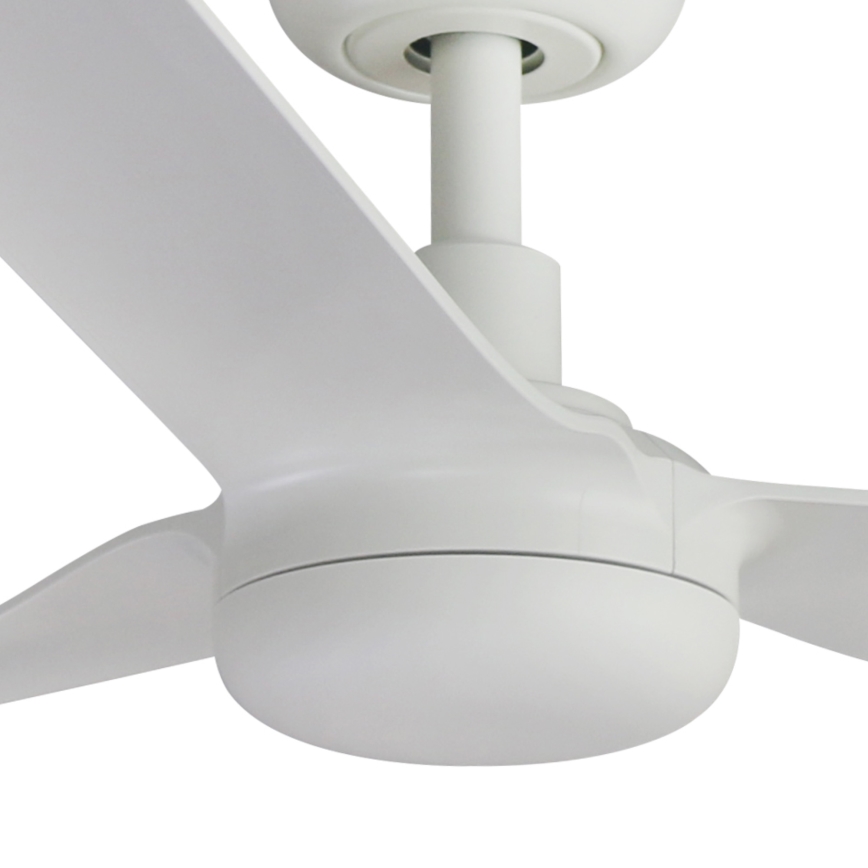 FARO 33814WT - Stropný ventilátor PUNT M biela pr. 132 cm Wi-Fi Tuya + diaľkové ovládanie