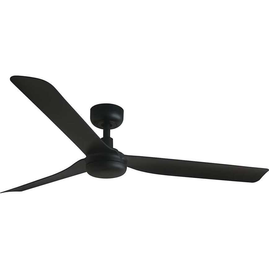 FARO 33815WT - Stropný ventilátor PUNT M čierna pr. 132 cm Wi-Fi Tuya + diaľkové ovládanie