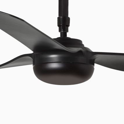 FARO 33815WT - Stropný ventilátor PUNT M čierna pr. 132 cm Wi-Fi Tuya + diaľkové ovládanie