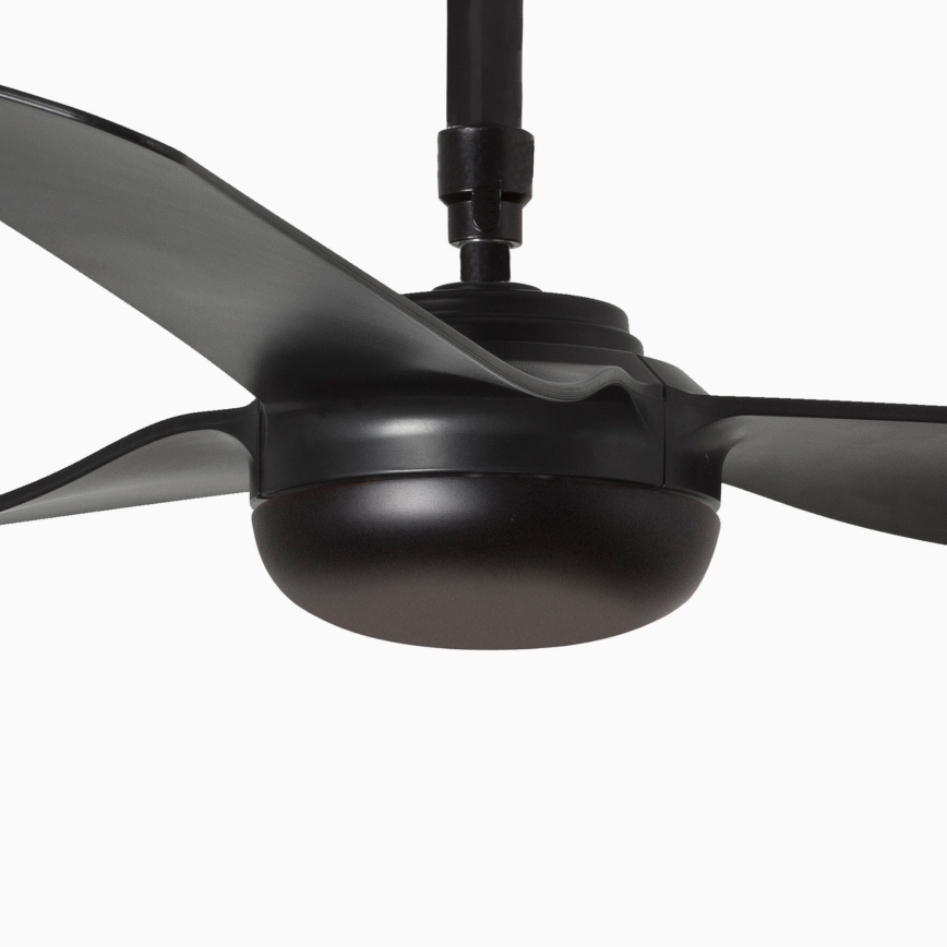 FARO 33815WT - Stropný ventilátor PUNT M čierna pr. 132 cm Wi-Fi Tuya + diaľkové ovládanie