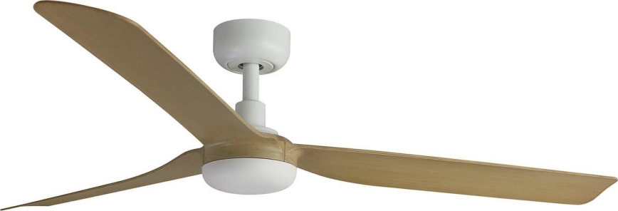 FARO 33816WT - Stropný ventilátor PUNT M hnedá/biela pr. 132 cm Wi-Fi Tuya + diaľkové ovládanie