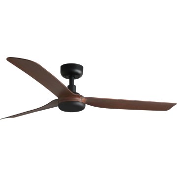 FARO 33817WT - Stropný ventilátor PUNT M hnedá/čierna pr. 132 cm Wi-Fi Tuya + diaľkové ovládanie
